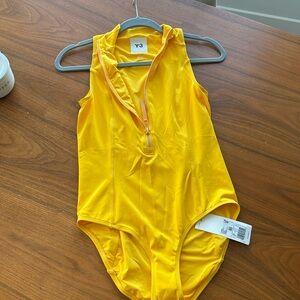 NWT Adidas y3 yohji yamamoto ONE PIECE swimsuit yellow size MEDIUM